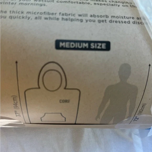 COR Surf Changing Towel Robe - Picture 8 of 8